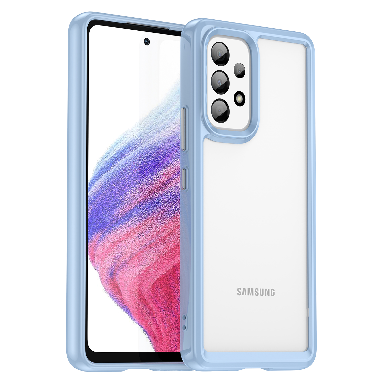 Pokrowiec Outer Space Case niebieski Samsung Galaxy A53 5G Pokrowiec Outer Space Case niebieski Samsung Galaxy A53 5G