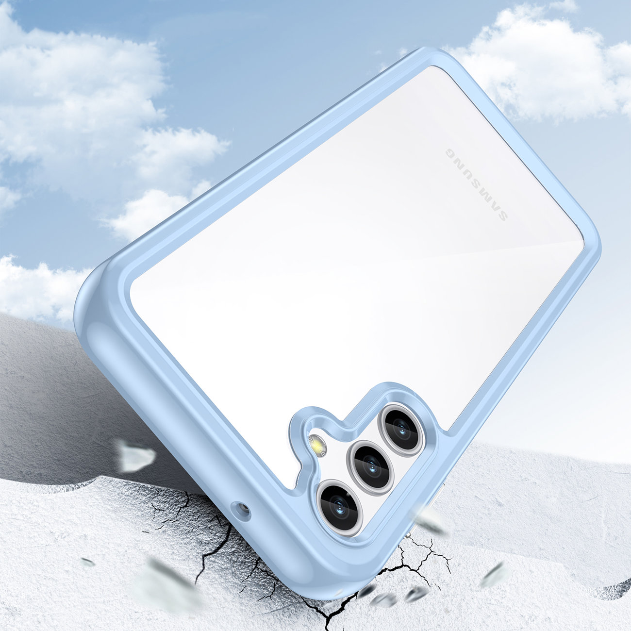 Pokrowiec Outer Space Case niebieski Samsung Galaxy A54 5G / 7 Pokrowiec Outer Space Case niebieski Samsung Galaxy A54 5G / 7