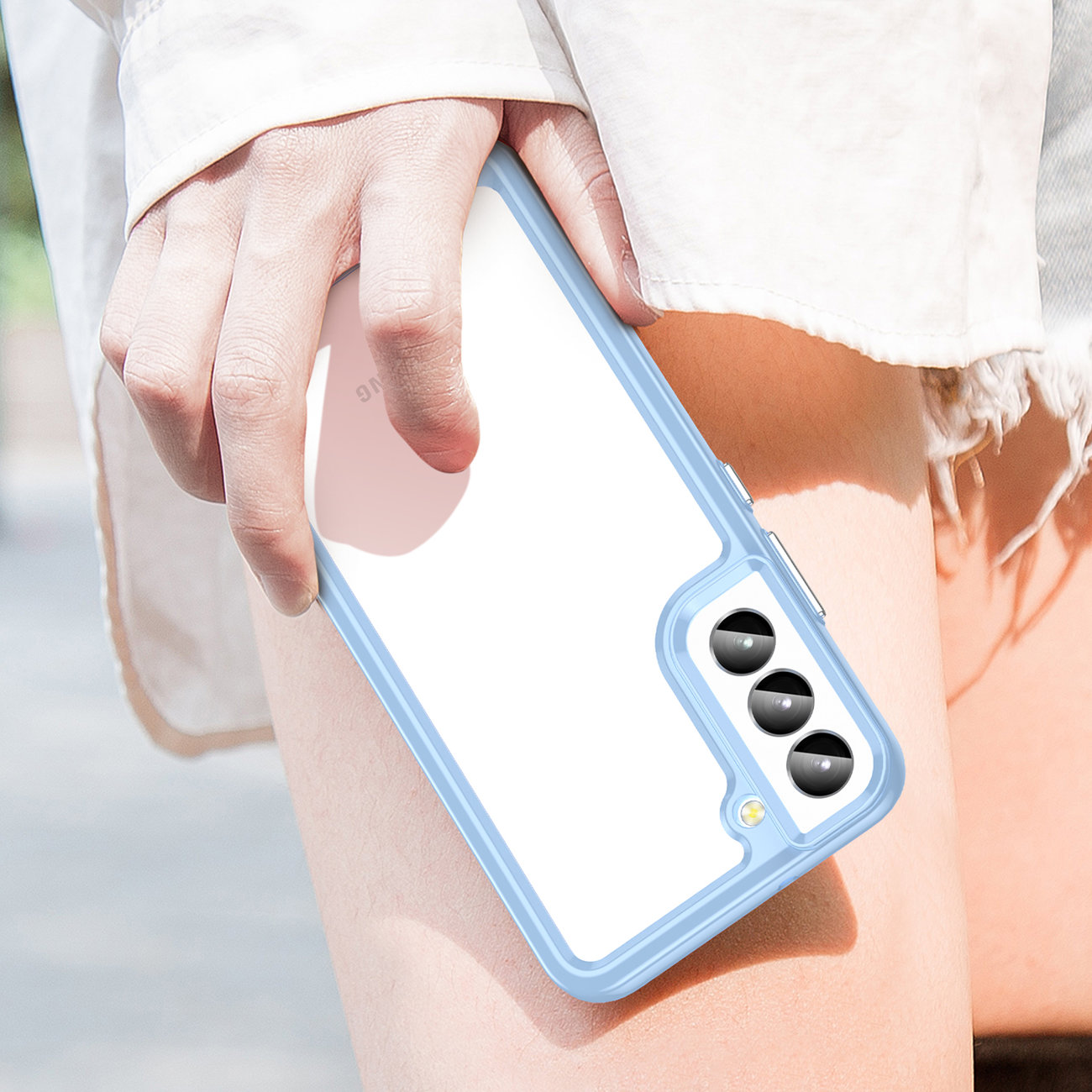 Pokrowiec Outer Space Case niebieski Samsung Galaxy S23 Plus / 11