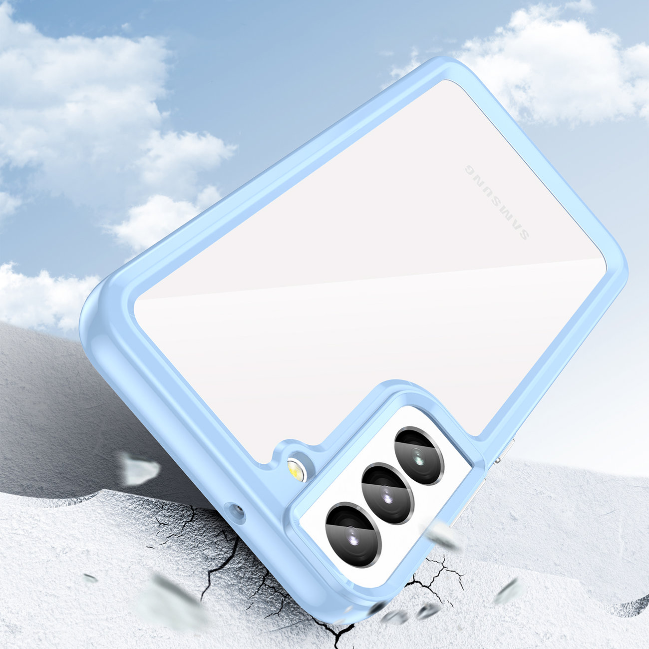 Pokrowiec Outer Space Case niebieski Samsung Galaxy S23 Plus / 5