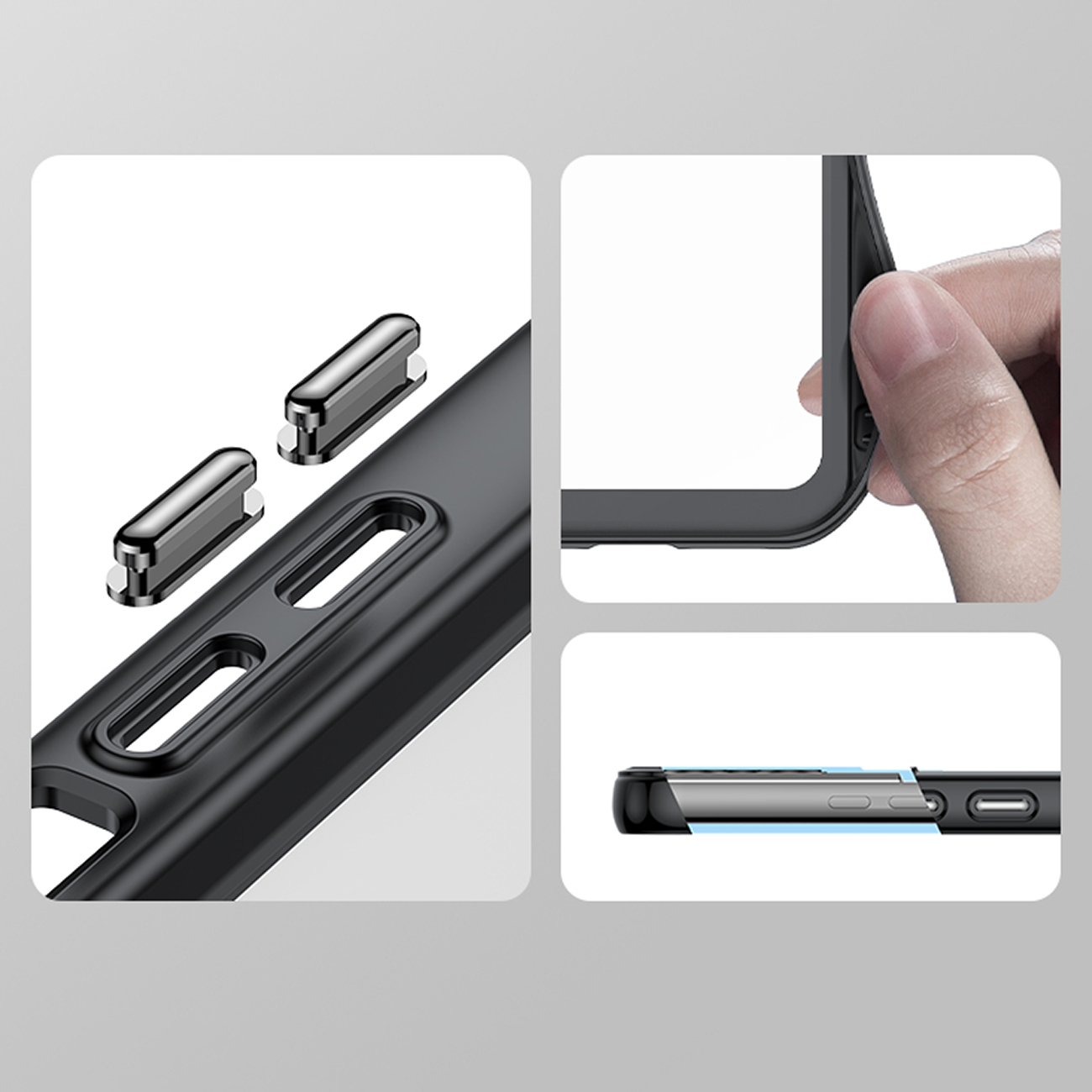 Pokrowiec Outer Space Case niebieski Samsung Galaxy S23 Plus / 7