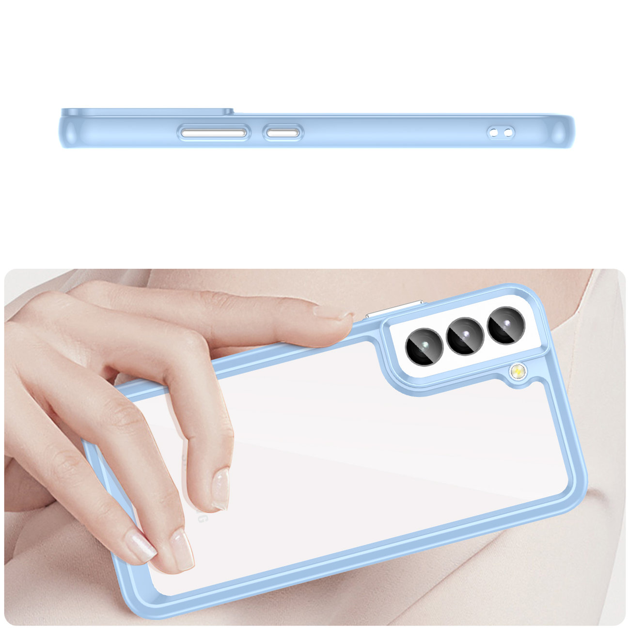 Pokrowiec Outer Space Case niebieski Samsung Galaxy S23 Plus / 8