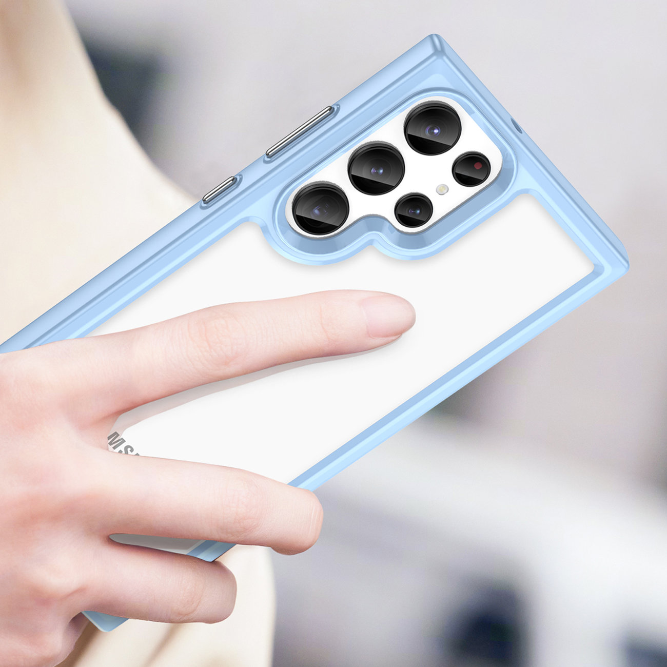 Pokrowiec Outer Space Case niebieski Samsung Galaxy S23 Ultra / 5