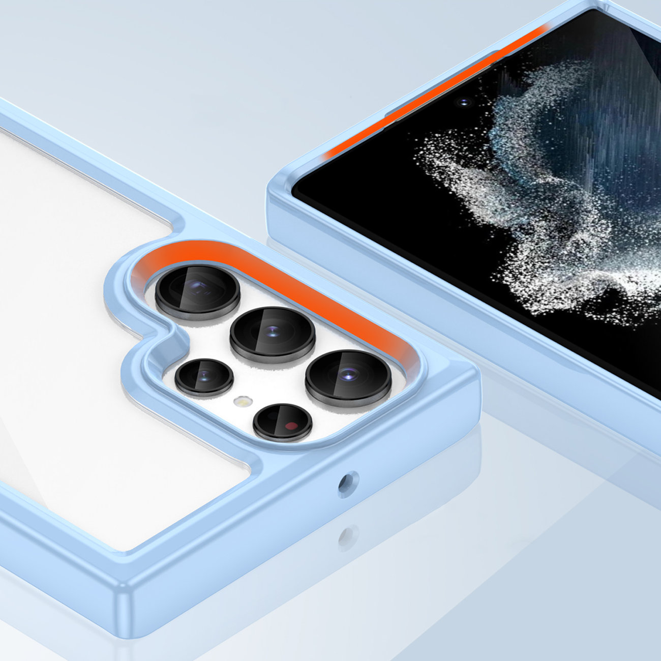 Pokrowiec Outer Space Case niebieski Samsung Galaxy S23 Ultra / 6