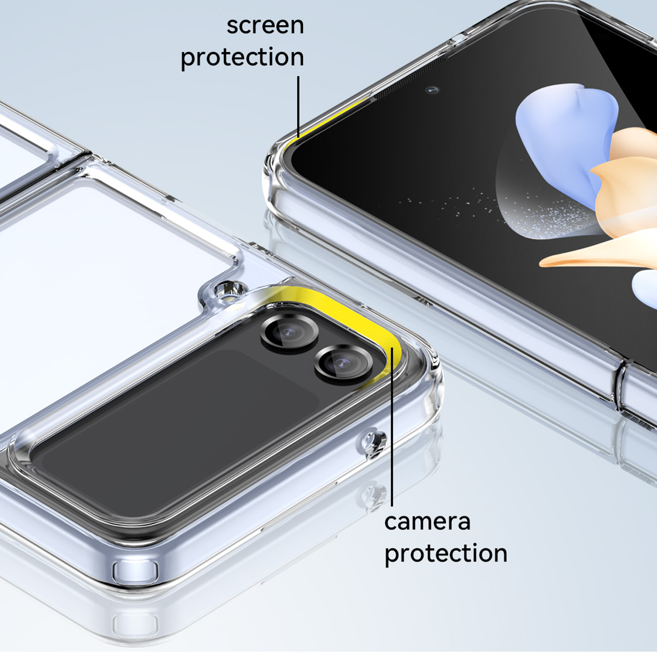 Pokrowiec Outer Space Case niebieski Samsung Galaxy Z Flip 3 / 10