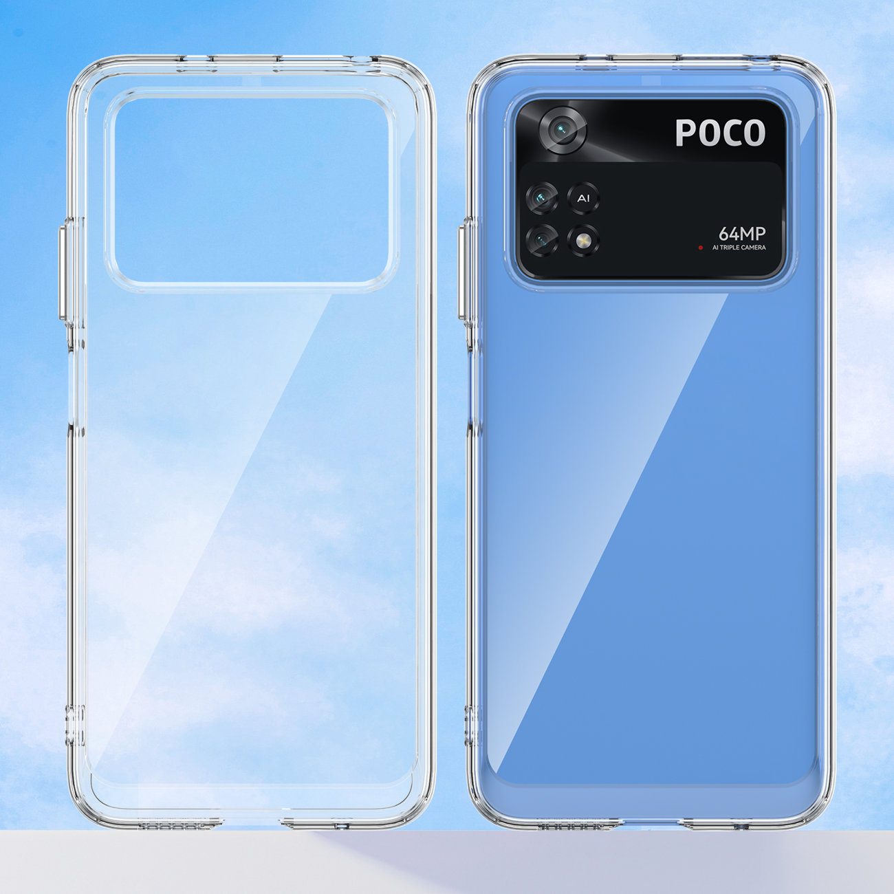 Pokrowiec Outer Space Case niebieski Xiaomi POCO M4 Pro / 11