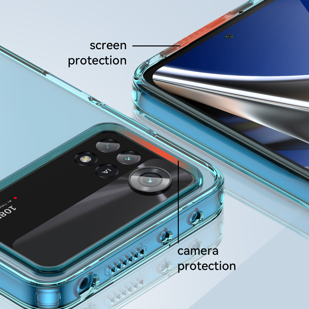 Pokrowiec Outer Space Case niebieski Xiaomi POCO X4 Pro 5G / 10