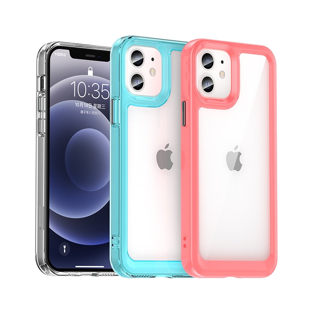 Pokrowiec Outer Space Case prze�roczysty Apple iPhone 12 / 12
