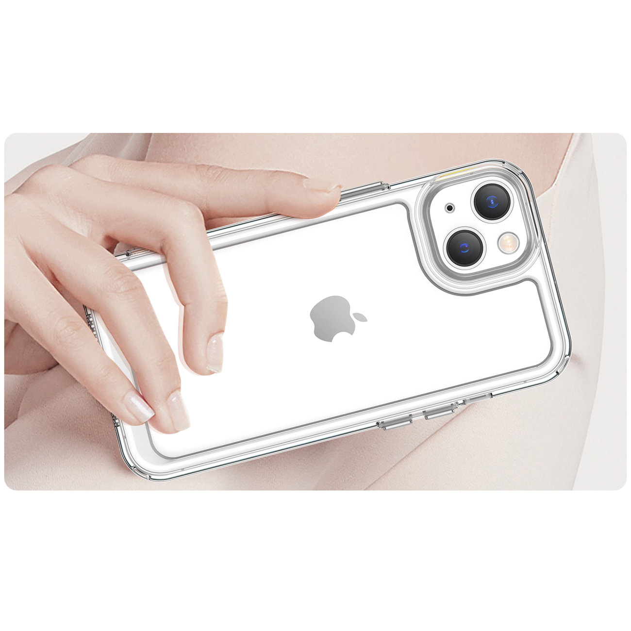 Pokrowiec Outer Space Case przeźroczysty Apple iPhone 14 Plus / 4 Pokrowiec Outer Space Case przeźroczysty Apple iPhone 14 Plus / 4