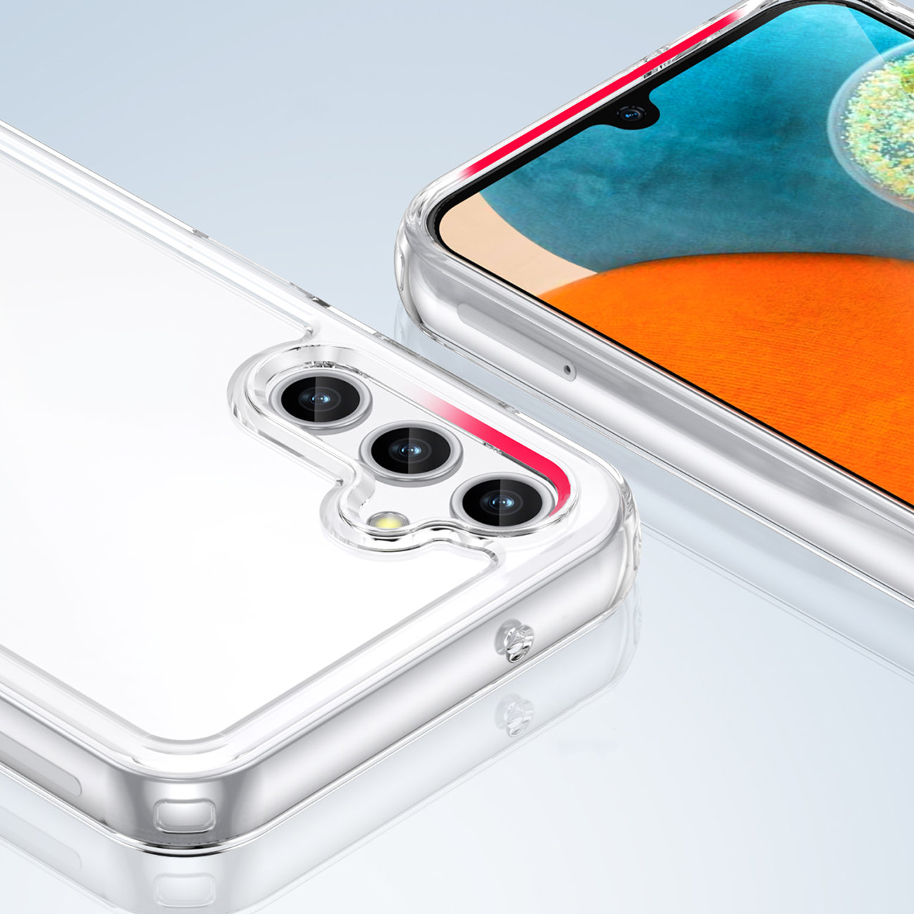 Pokrowiec Outer Space Case przeźroczysty Samsung Galaxy A14 5G / 6 Pokrowiec Outer Space Case przeźroczysty Samsung Galaxy A14 5G / 6