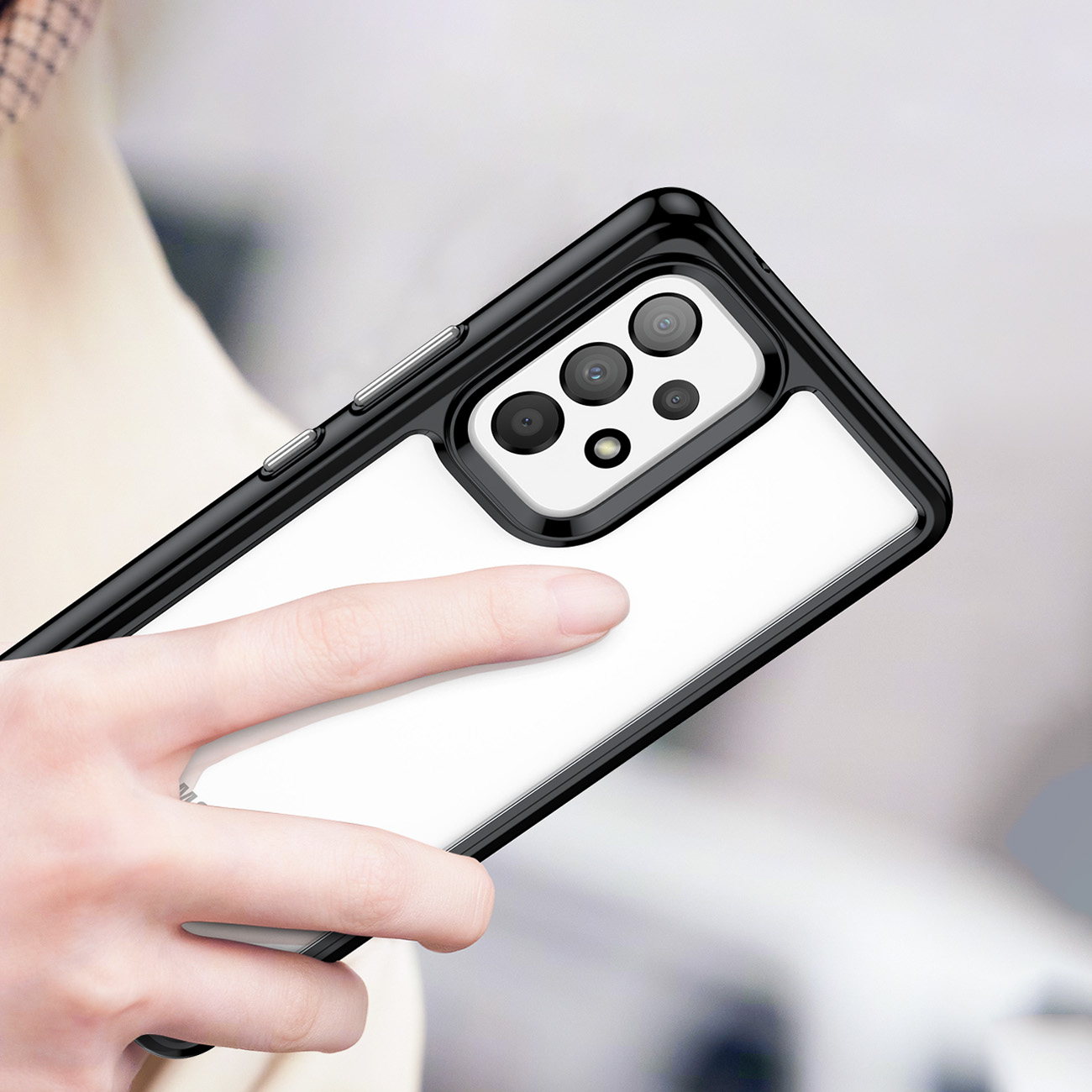 Pokrowiec Outer Space Case prze�roczysty Samsung Galaxy A53 5G / 9