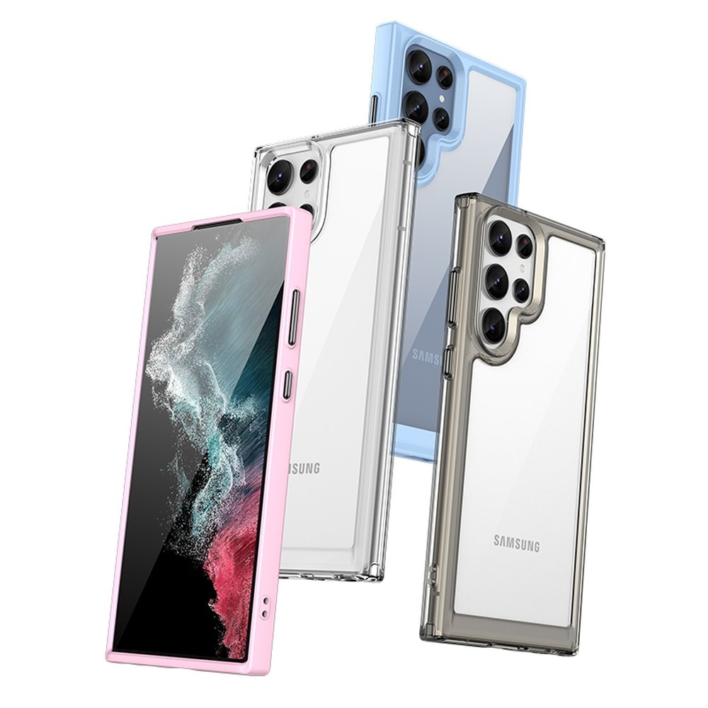 Pokrowiec Outer Space Case prze�roczysty Samsung Galaxy S22 Ultra / 6