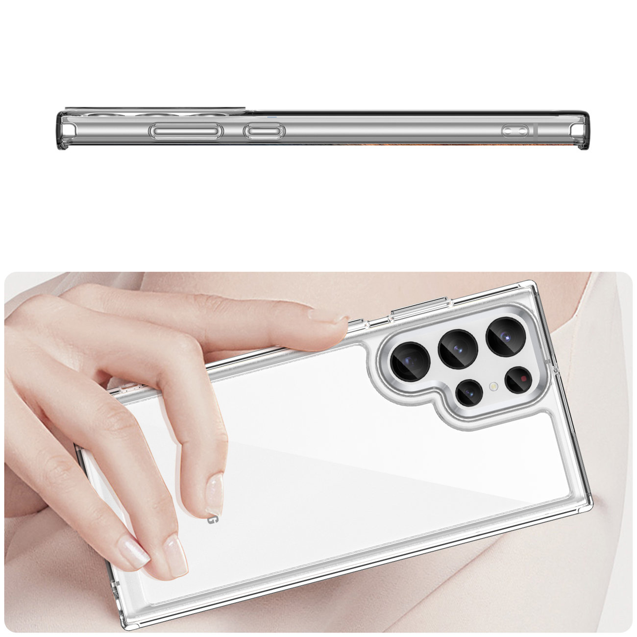 Pokrowiec Outer Space Case prze�roczysty Samsung Galaxy S23 Ultra / 4