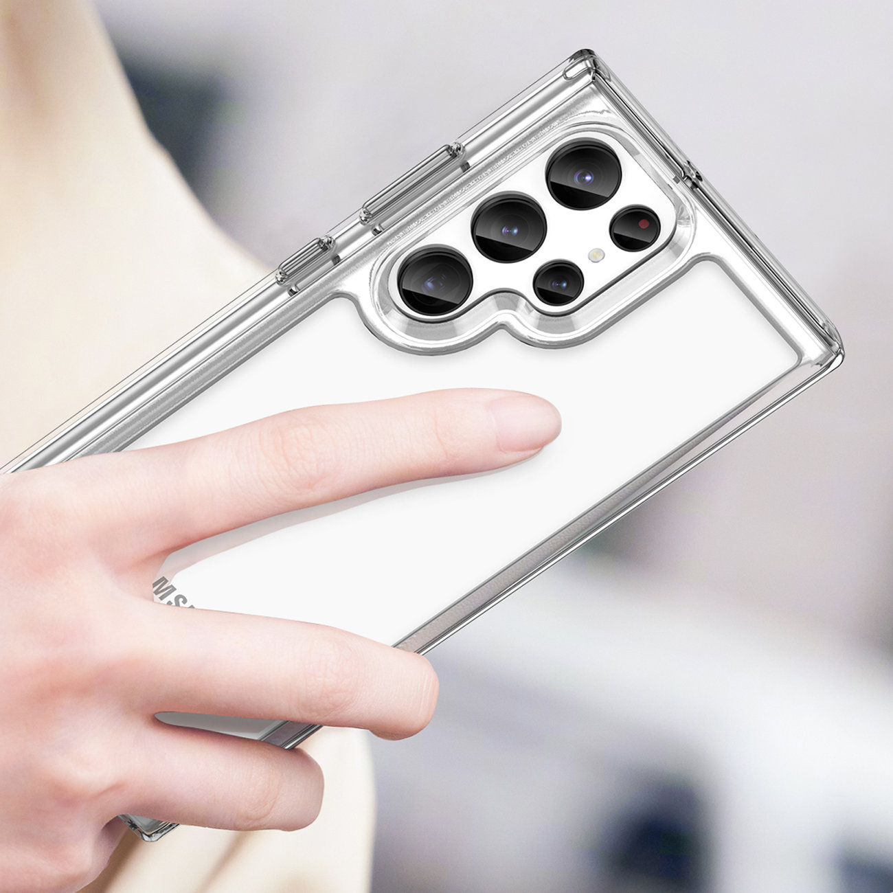 Pokrowiec Outer Space Case prze�roczysty Samsung Galaxy S23 Ultra / 5