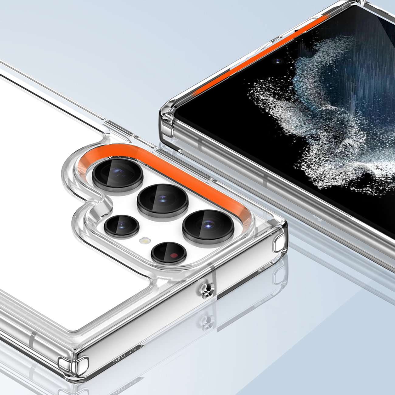 Pokrowiec Outer Space Case prze�roczysty Samsung Galaxy S23 Ultra / 6