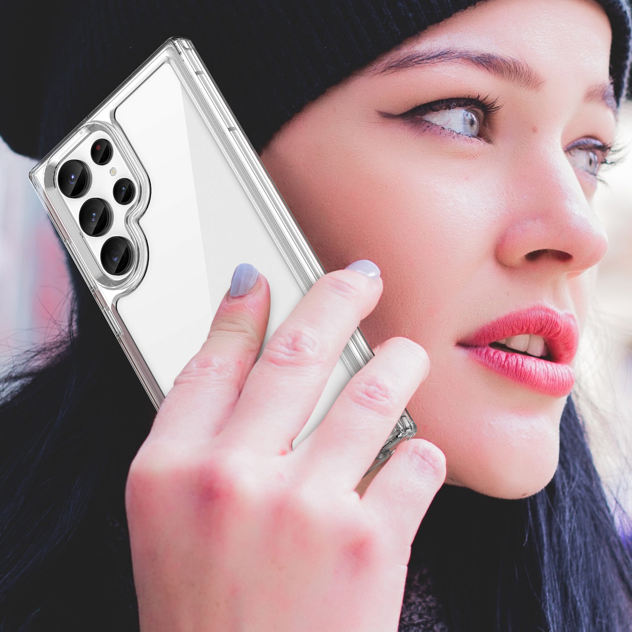 Pokrowiec Outer Space Case prze�roczysty Samsung Galaxy S23 Ultra / 7