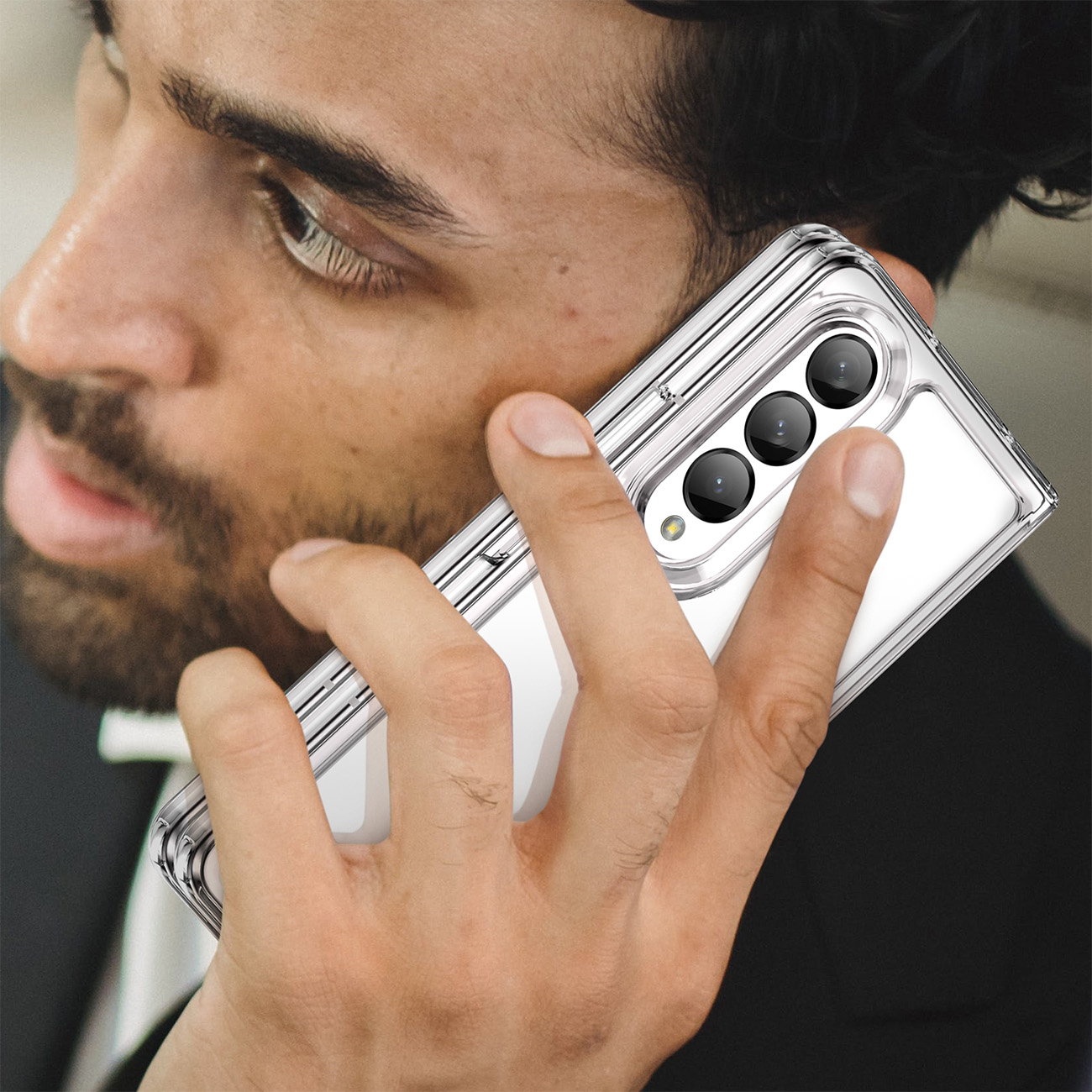 Pokrowiec Outer Space Case prze�roczysty Samsung Galaxy Z Fold 3 / 6