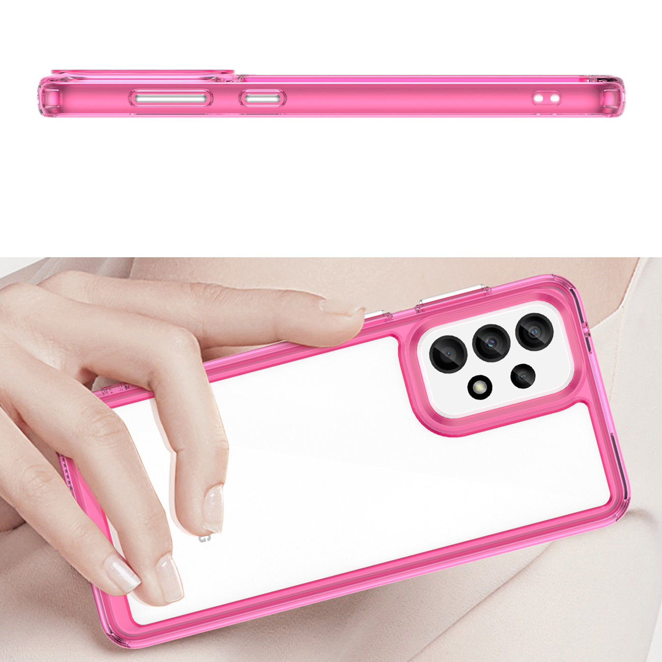 Pokrowiec Outer Space Case r�owy Samsung Galaxy A33 5G / 4