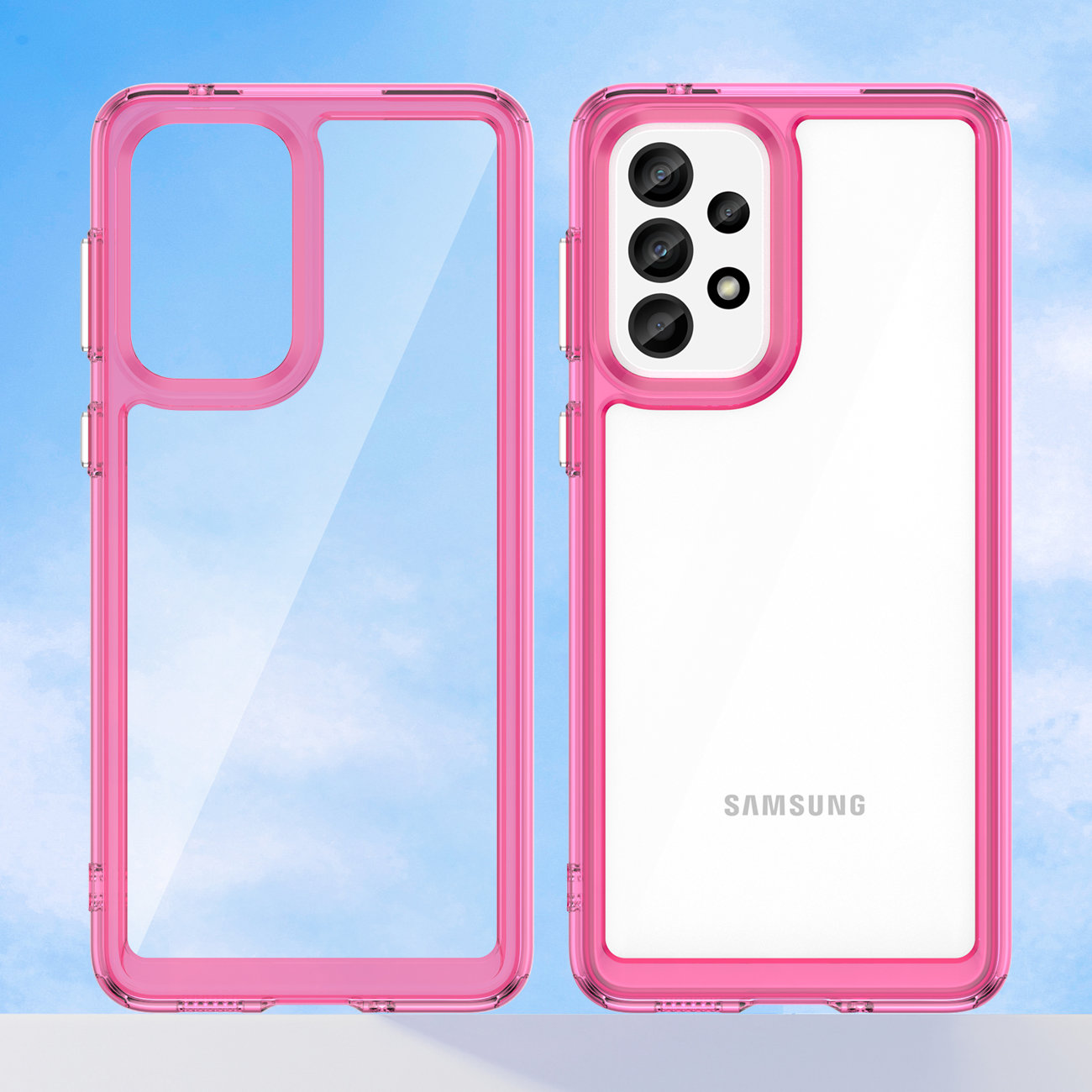 Pokrowiec Outer Space Case r�owy Samsung Galaxy A33 5G / 8