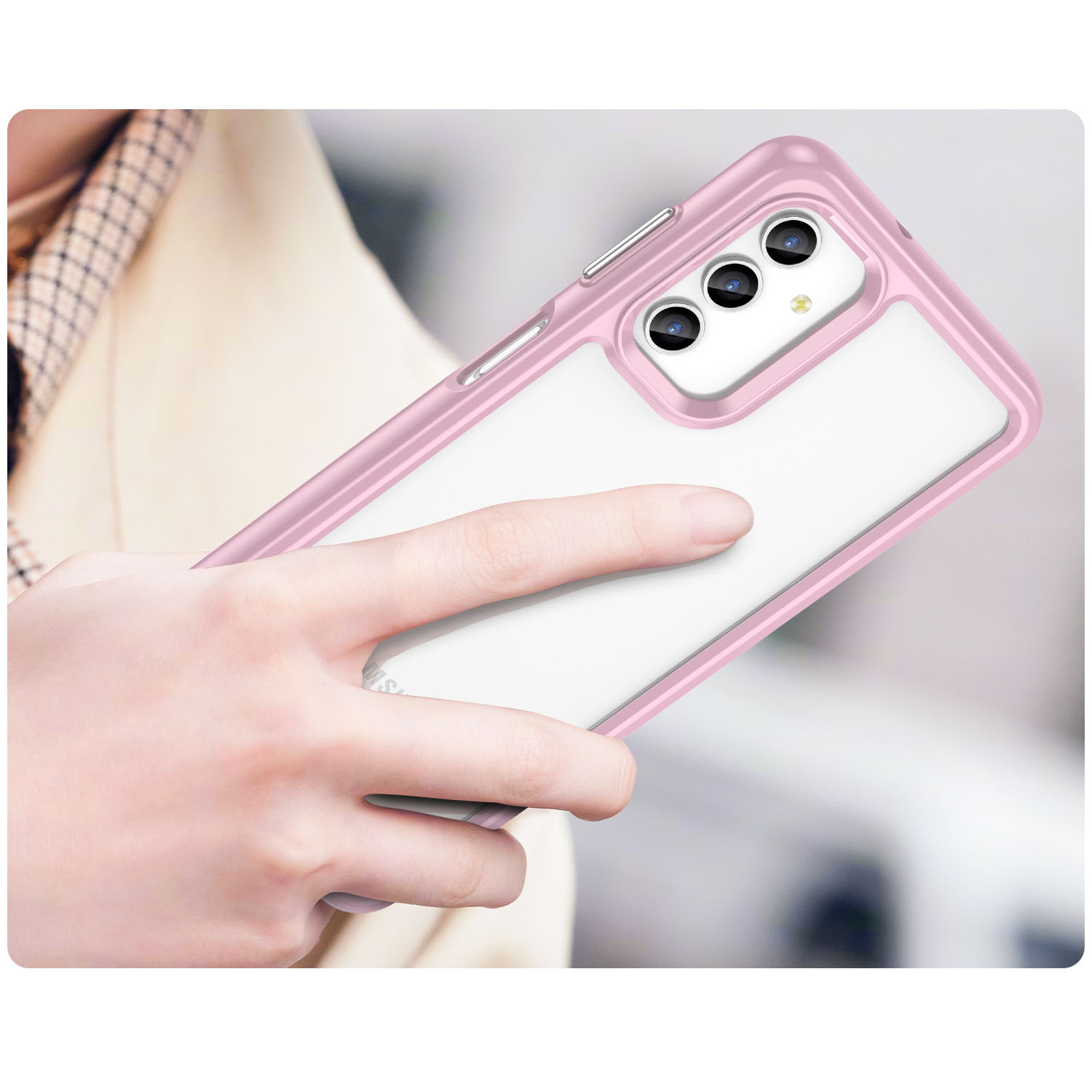 Pokrowiec Outer Space Case r�owy Samsung Galaxy A13 5G / 3