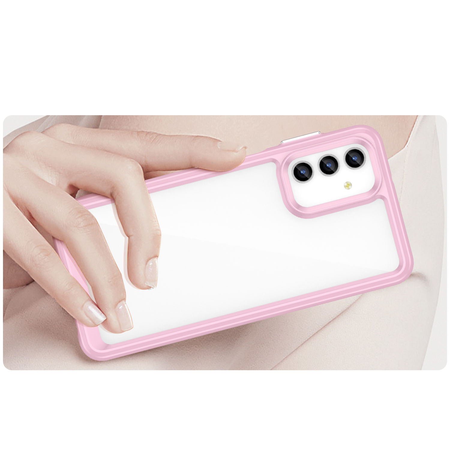 Pokrowiec Outer Space Case r�owy Samsung Galaxy A13 5G / 5