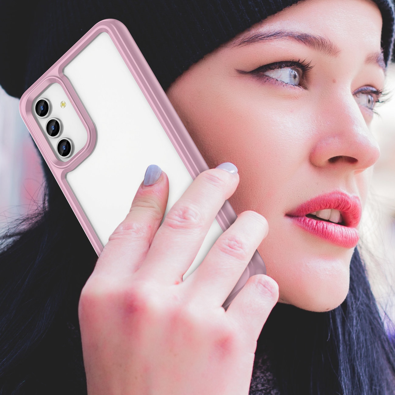 Pokrowiec Outer Space Case r�owy Samsung Galaxy A13 5G / 6