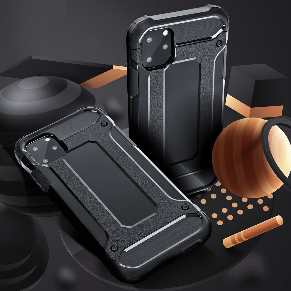 Pokrowiec pancerny Armor Case czarny Apple iPhone 12 / 10