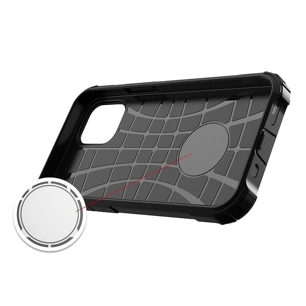 Pokrowiec pancerny Armor Case czarny Apple iPhone 12 / 6