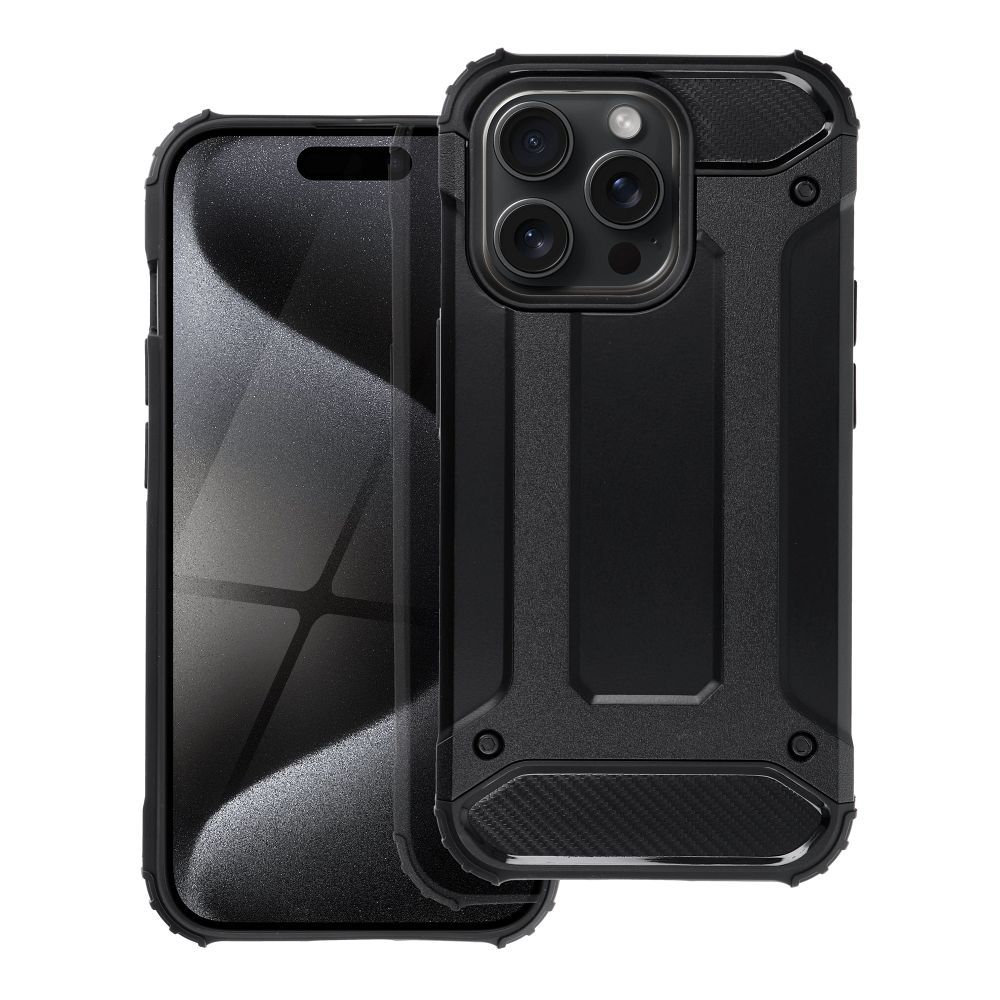 Pokrowiec pancerny Armor Case czarny Apple iPhone 15 Pro / 2