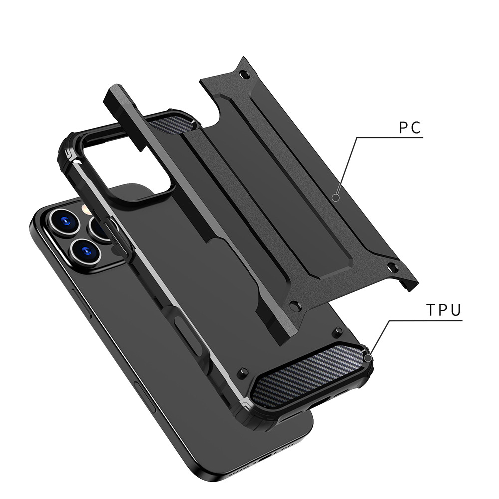 Pokrowiec pancerny Armor Case czarny Apple iPhone 16 Pro / 6