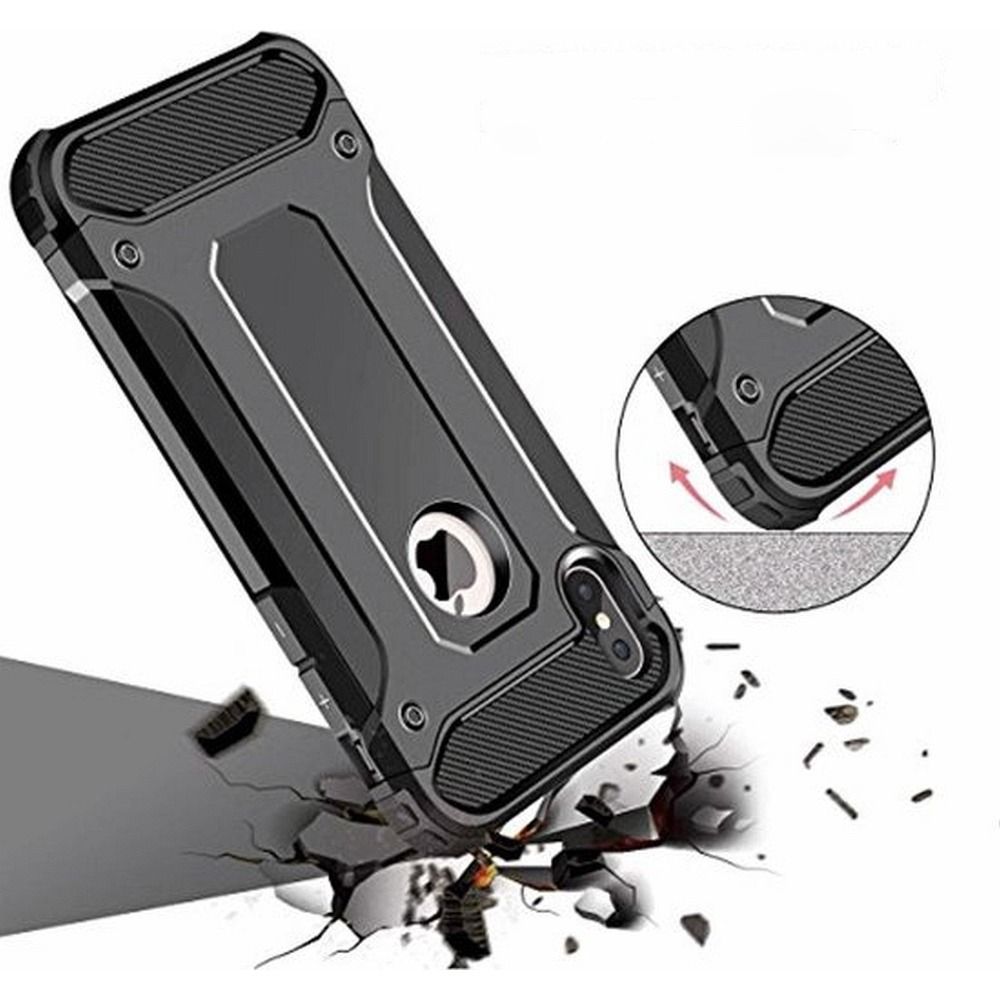 Pokrowiec pancerny Armor Case czarny Apple iPhone X / 5 Pokrowiec pancerny Armor Case czarny Apple iPhone X / 5