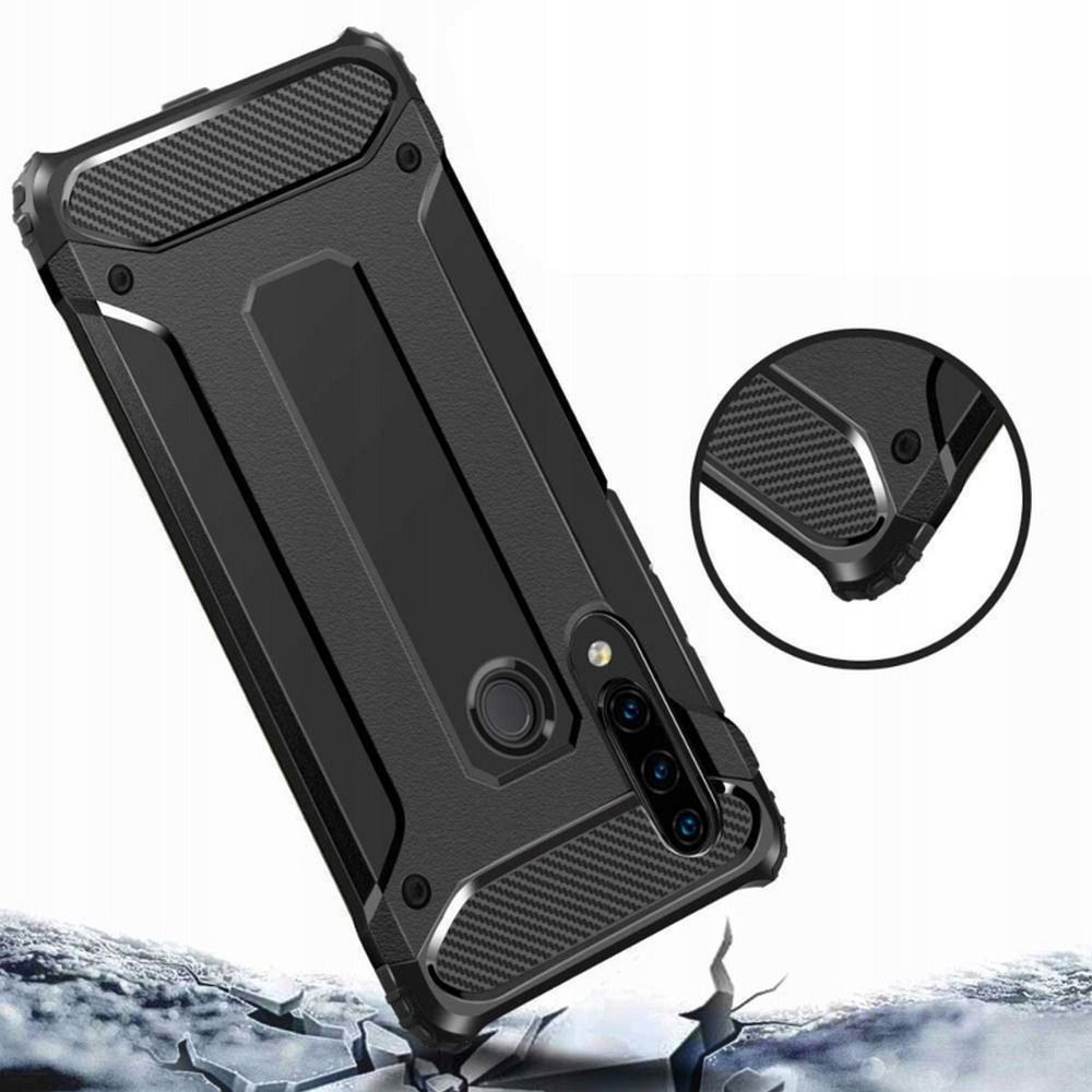 Pokrowiec pancerny Armor Case czarny Huawei P30 Lite / 4 Pokrowiec pancerny Armor Case czarny Huawei P30 Lite / 4