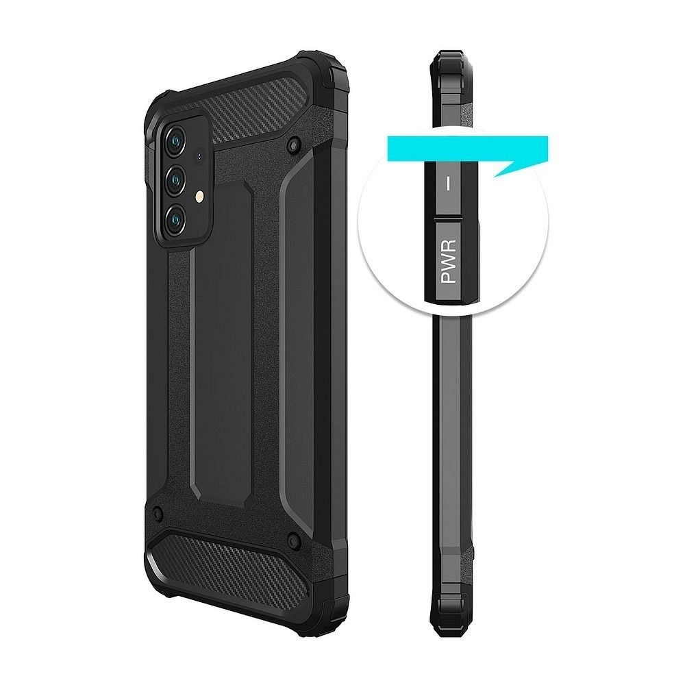 Pokrowiec pancerny Armor Case czarny Samsung Galaxy A52 / 6 Pokrowiec pancerny Armor Case czarny Samsung Galaxy A52 / 6