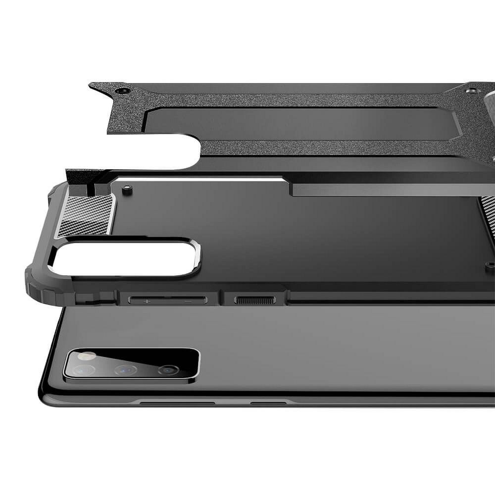 Pokrowiec pancerny Armor Case czarny Samsung Galaxy S20 Lite / 4 Pokrowiec pancerny Armor Case czarny Samsung Galaxy S20 Lite / 4