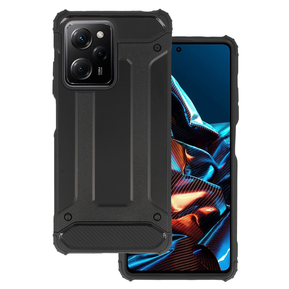 Pokrowiec pancerny Armor Case czarny Xiaomi Redmi Note 12 Pro 5G