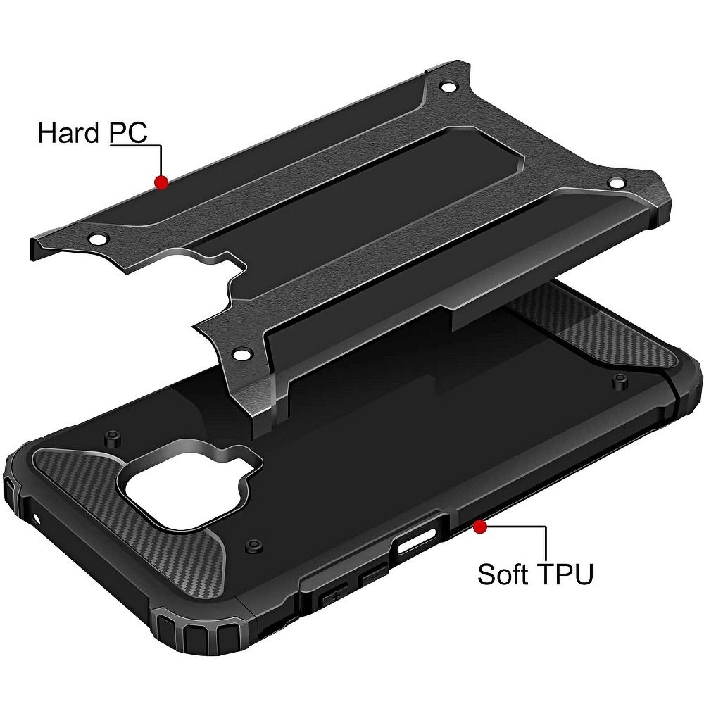 Pokrowiec pancerny Armor Case czarny Xiaomi Redmi Note 9S / 4 Pokrowiec pancerny Armor Case czarny Xiaomi Redmi Note 9S / 4