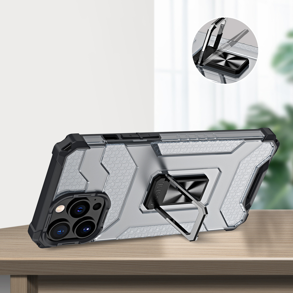 Pokrowiec pancerny Crystal Ring Case czerwony Apple iPhone 11 Pro / 9 Pokrowiec pancerny Crystal Ring Case czerwony Apple iPhone 11 Pro / 9