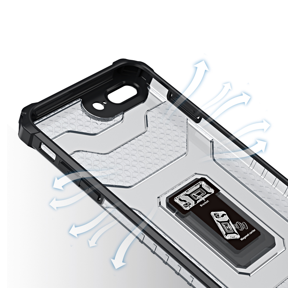 Pokrowiec pancerny Crystal Ring Case niebieski Apple iPhone 7 Plus / 7 Pokrowiec pancerny Crystal Ring Case niebieski Apple iPhone 7 Plus / 7