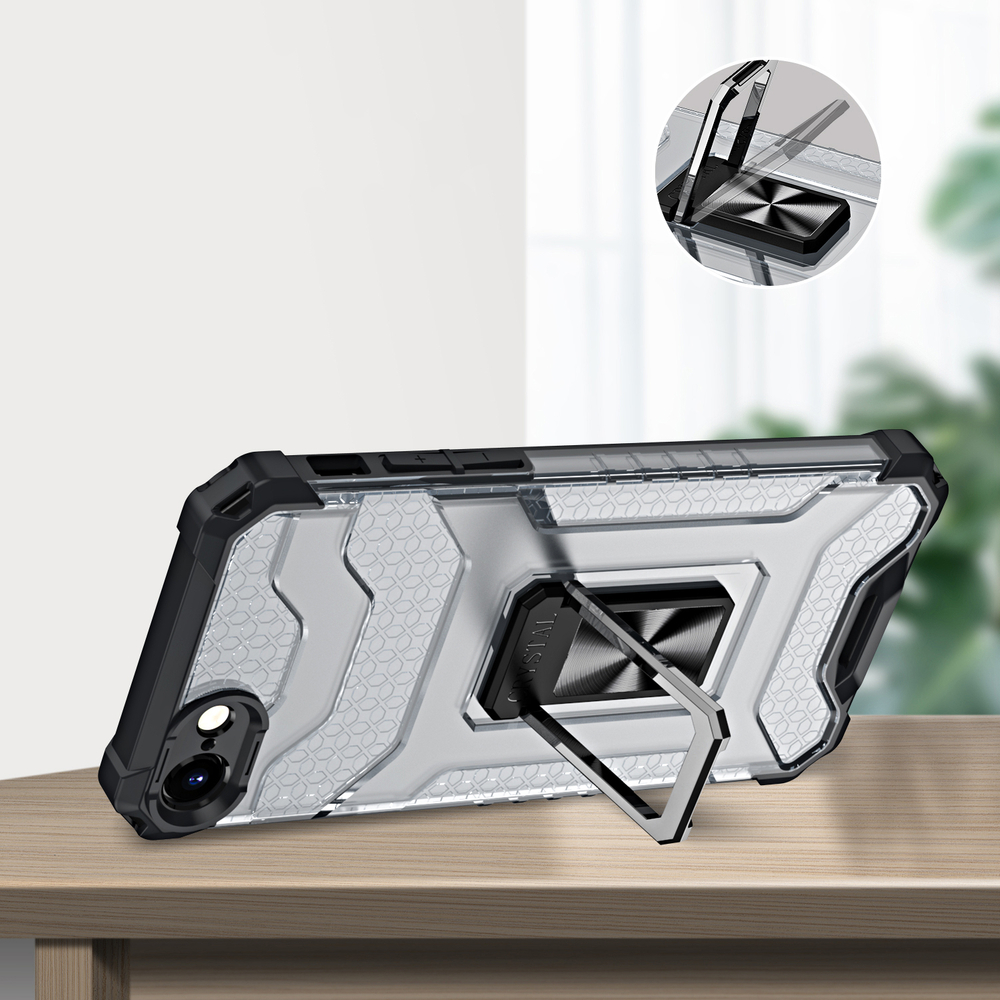 Pokrowiec pancerny Crystal Ring Case zielony Apple iPhone 8 / 5