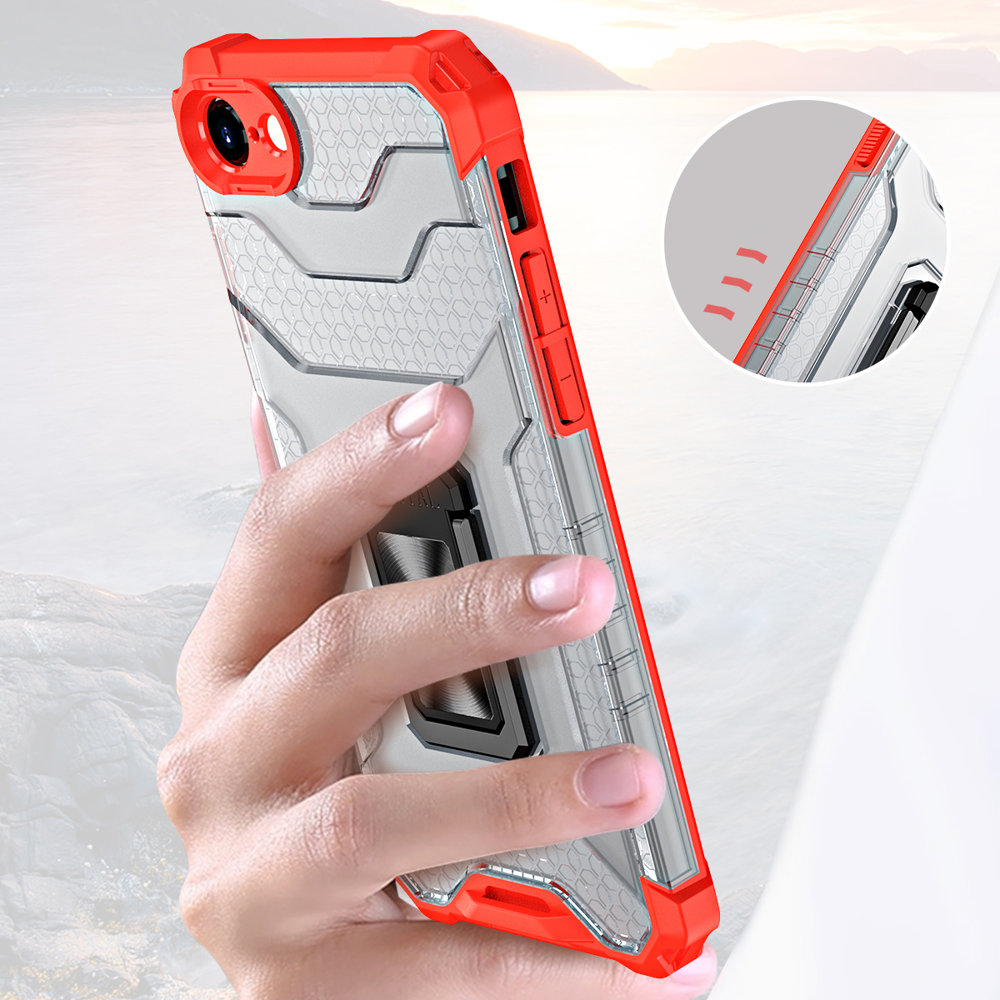 Pokrowiec pancerny Crystal Ring Case zielony Apple iPhone 8 / 9