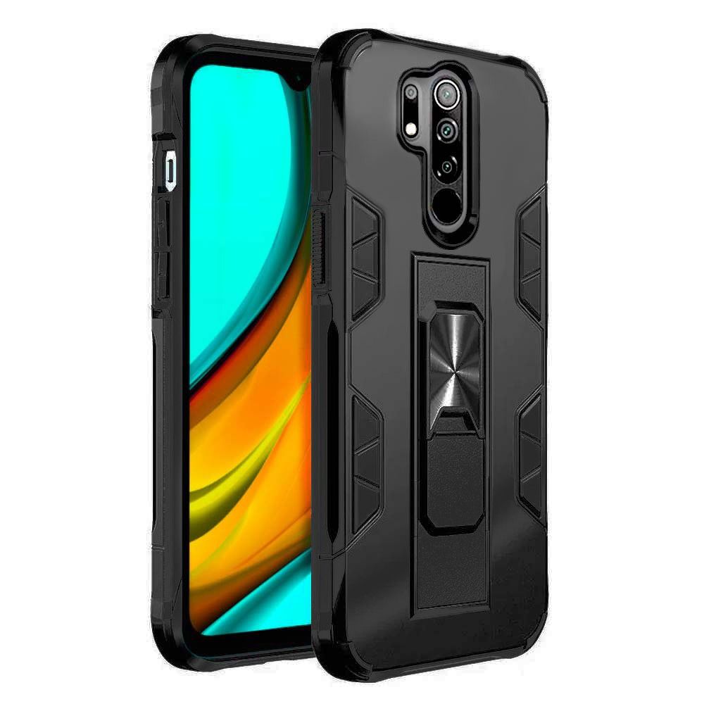 Pokrowiec pancerny Forcell Defender czarny Xiaomi Redmi 9