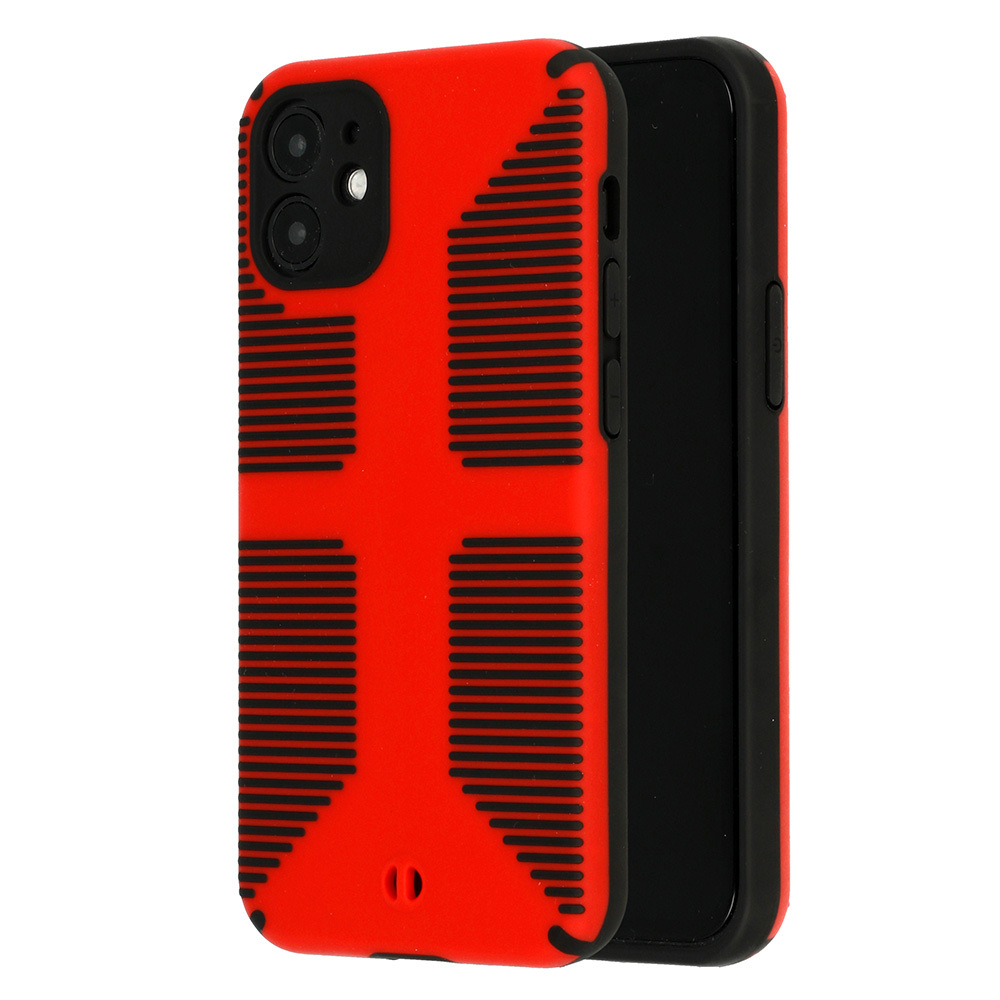 Pokrowiec pancerny Grip Case czerwony Xiaomi Redmi Note 10 Pro Max