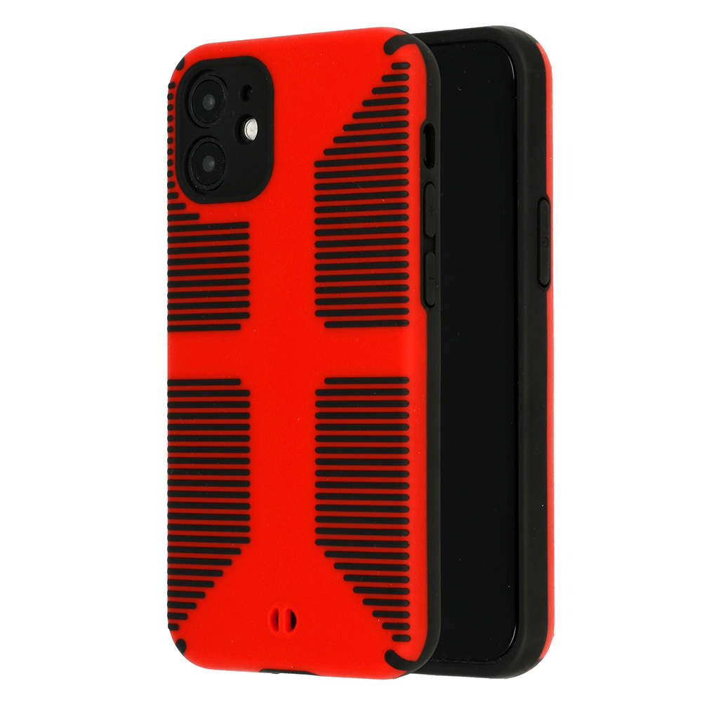 Pokrowiec pancerny Grip Case czerwony Xiaomi Redmi Note 10 Pro