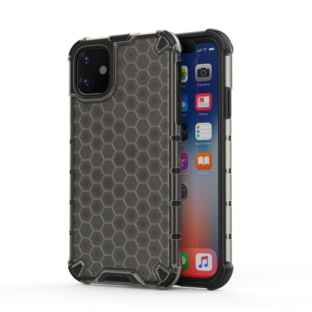 Pokrowiec pancerny Honeycomb czarny Apple iPhone 11 Pokrowiec pancerny Honeycomb czarny Apple iPhone 11