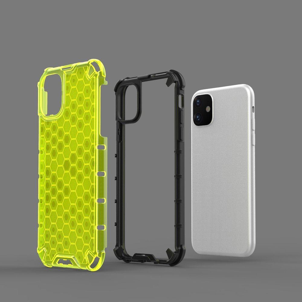 Pokrowiec pancerny Honeycomb czarny Apple iPhone 11 / 2 Pokrowiec pancerny Honeycomb czarny Apple iPhone 11 / 2