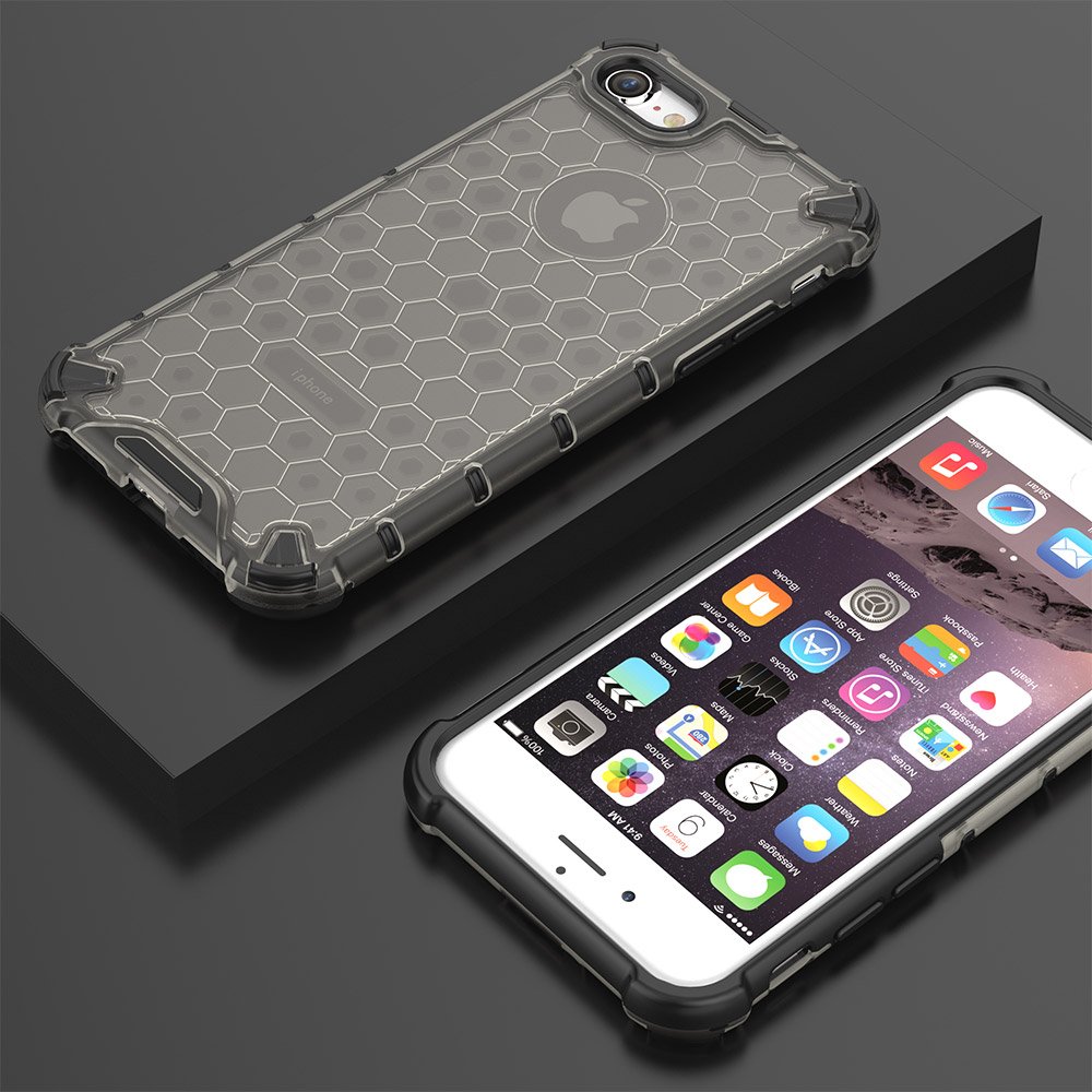 Pokrowiec pancerny Honeycomb czarny Apple iPhone 7 / 10 Pokrowiec pancerny Honeycomb czarny Apple iPhone 7 / 10