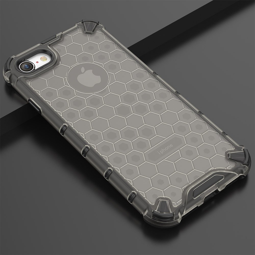 Pokrowiec pancerny Honeycomb czarny Apple iPhone 8 / 11