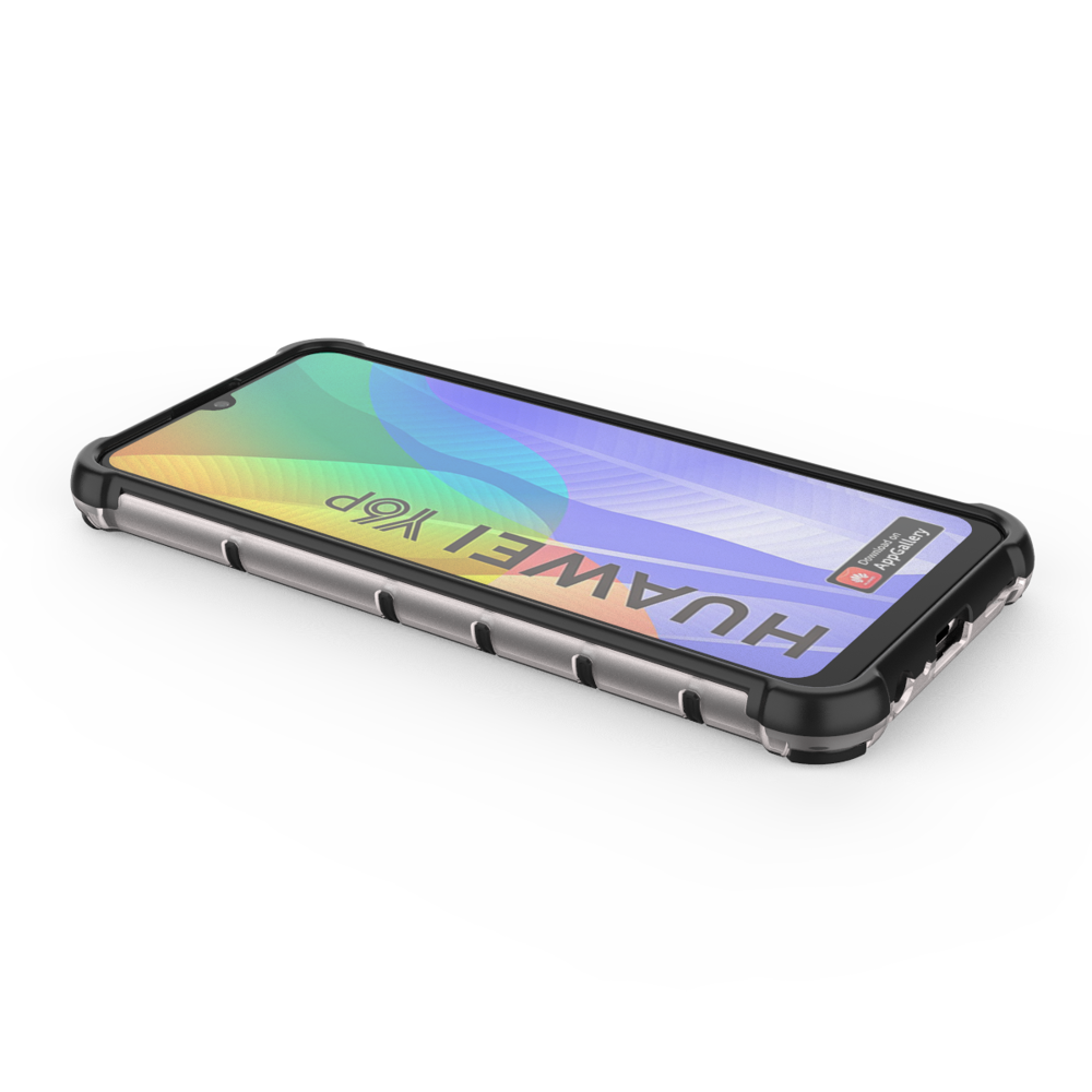 Pokrowiec pancerny Honeycomb czarny Huawei Y6P / 12 Pokrowiec pancerny Honeycomb czarny Huawei Y6P / 12