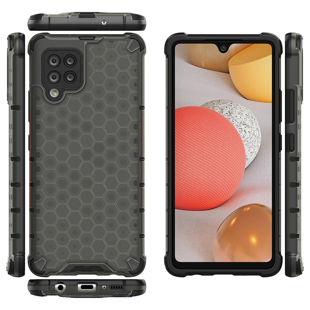 Pokrowiec pancerny Honeycomb czarny Samsung Galaxy A42 5G / 2