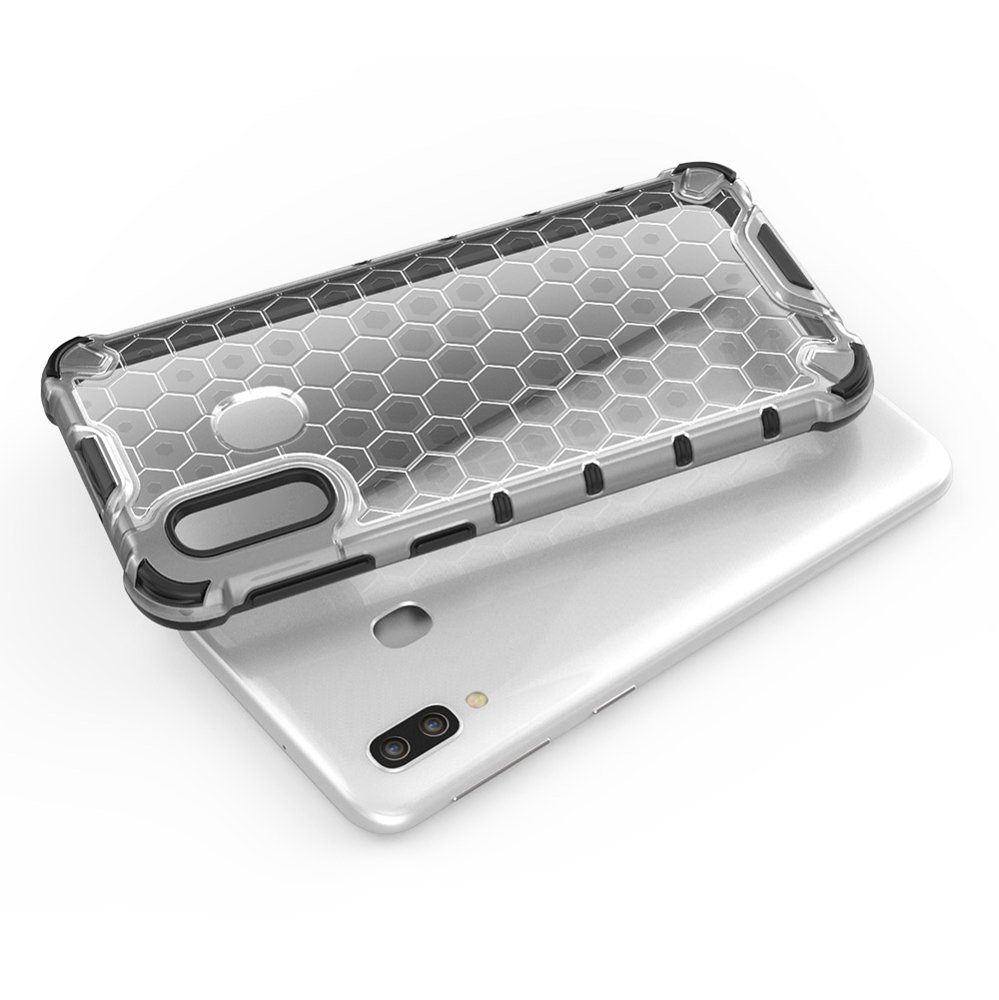 Pokrowiec pancerny Honeycomb czarny Samsung Galaxy A40 / 7